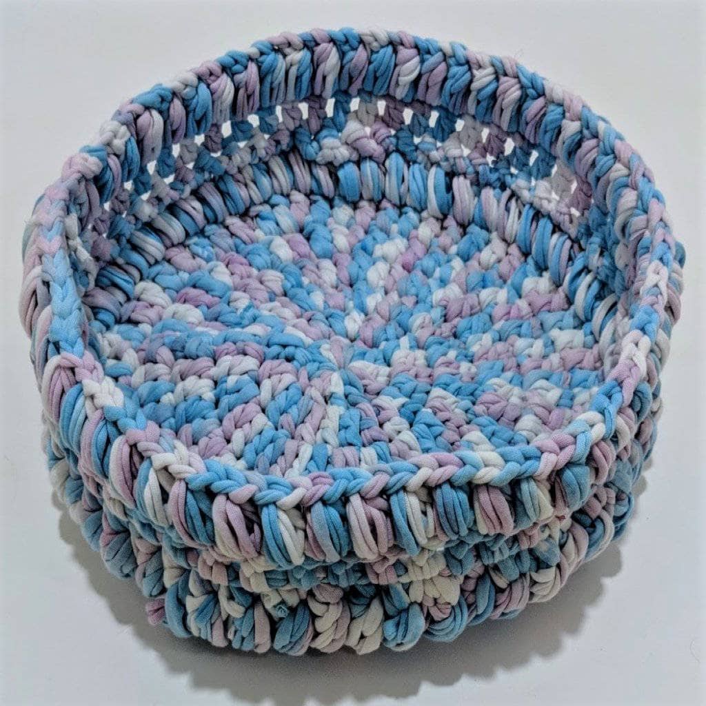 Cotton Candy Basket Crochet Kit