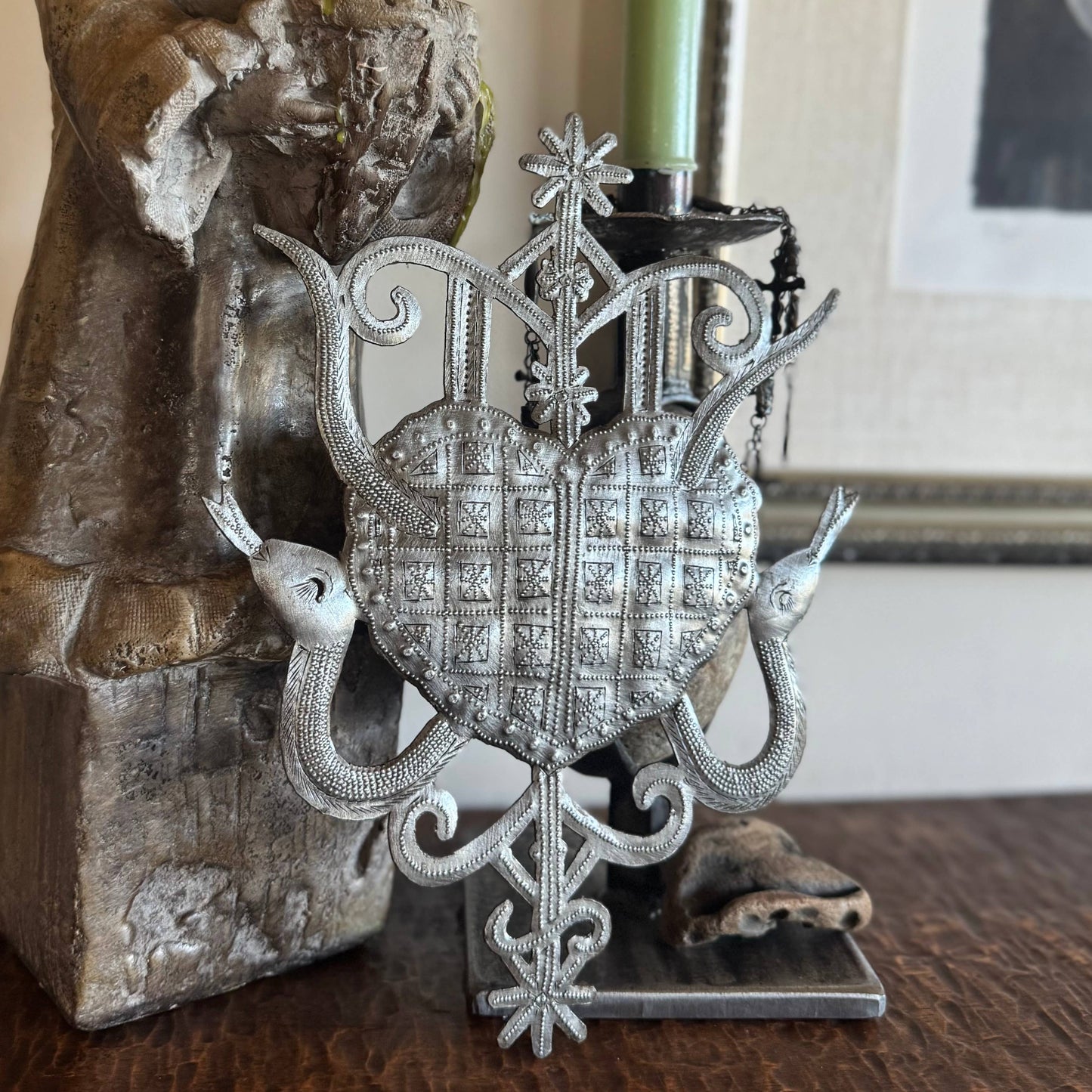 Erzulie Freda and Dambla  Veve Haitian Art | Fair Trade