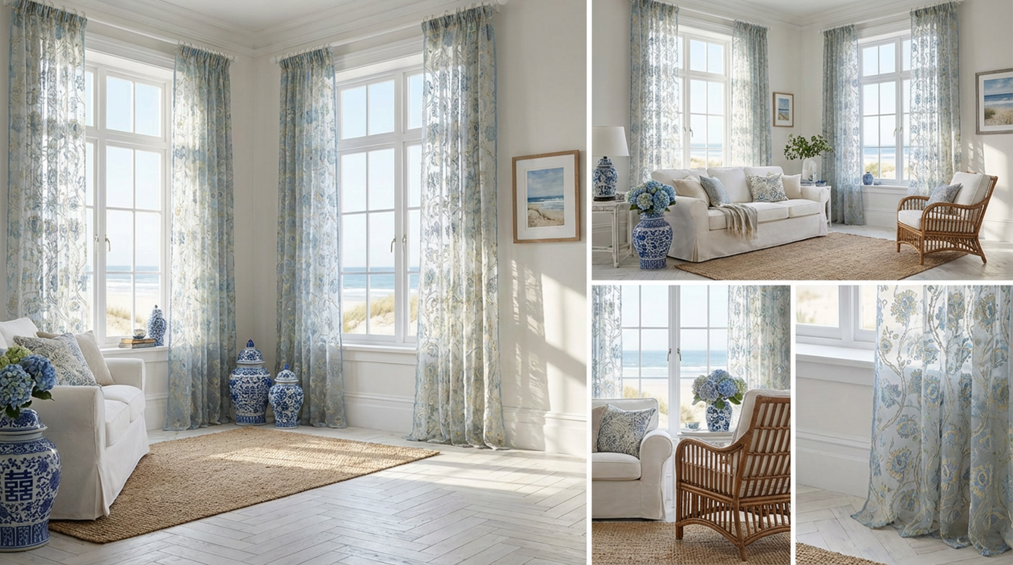 Premium Sheer Panels: The Springtime