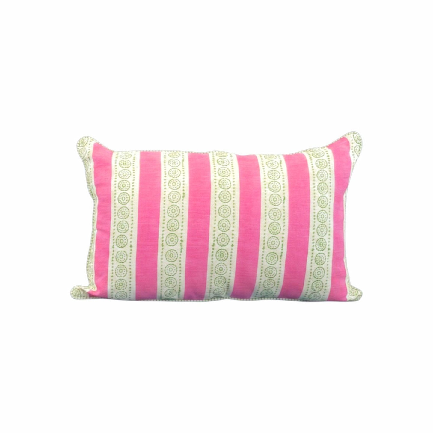 Malhaar Linen Pillow Cover - Pink