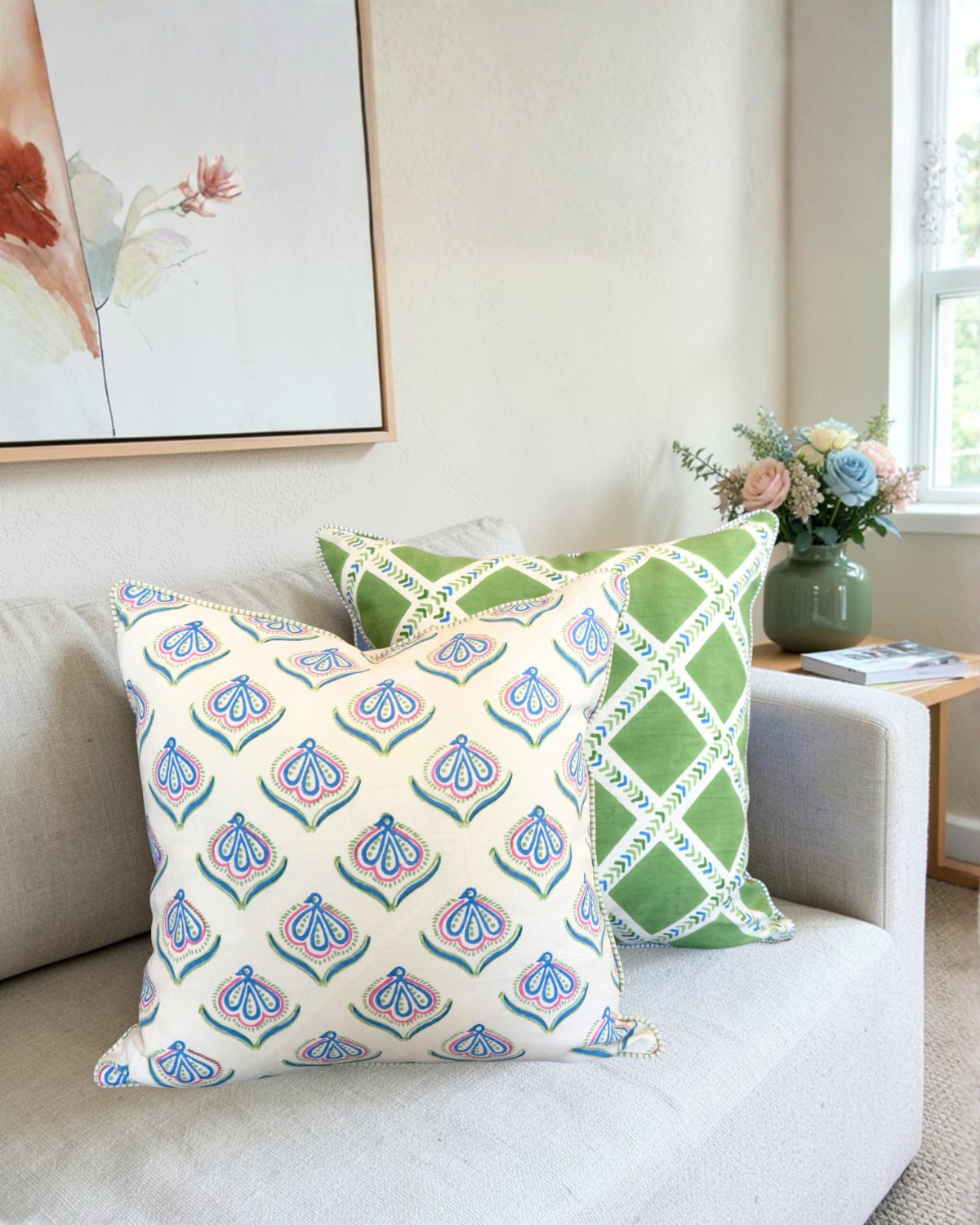 Morni Linen Pillow Cover