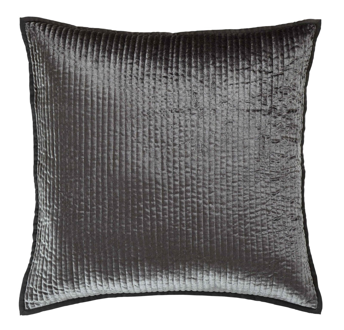 Spencer Channel Stitch Velvet Coverlet Sham