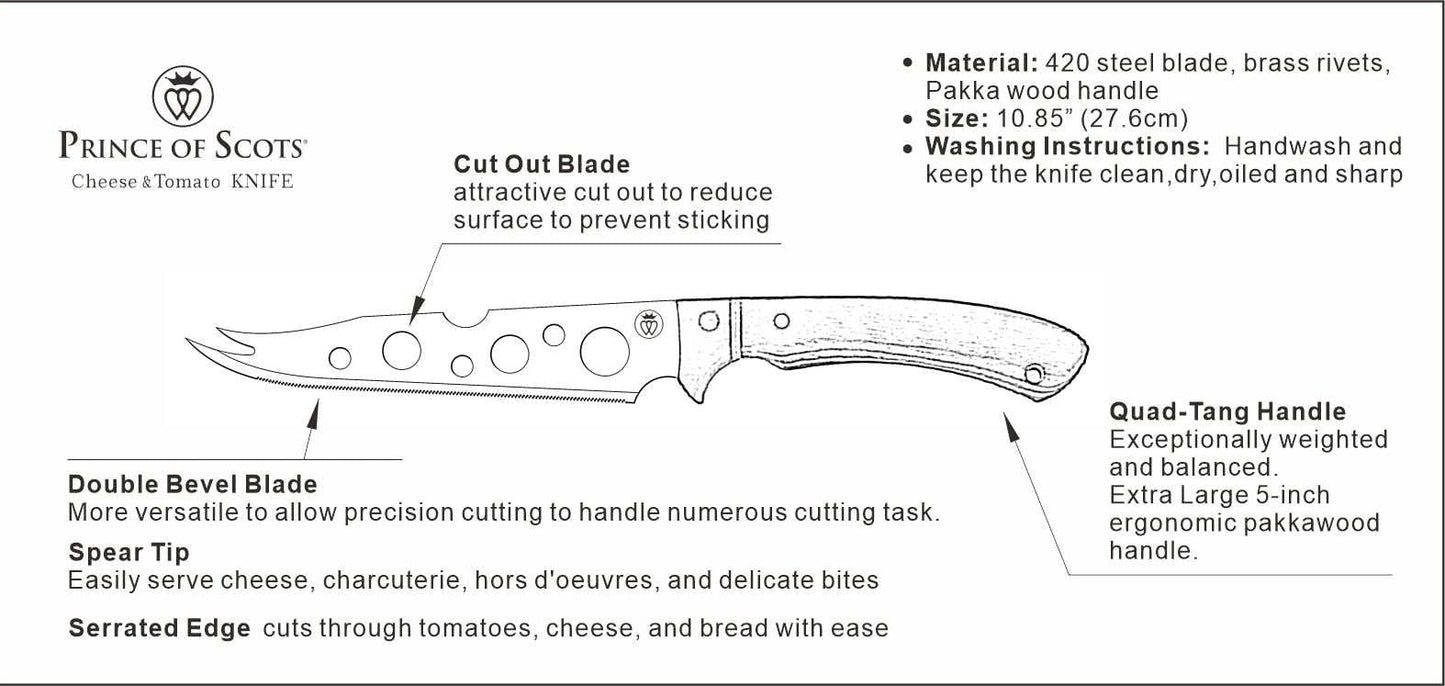 Cheese-Tomato Knife
