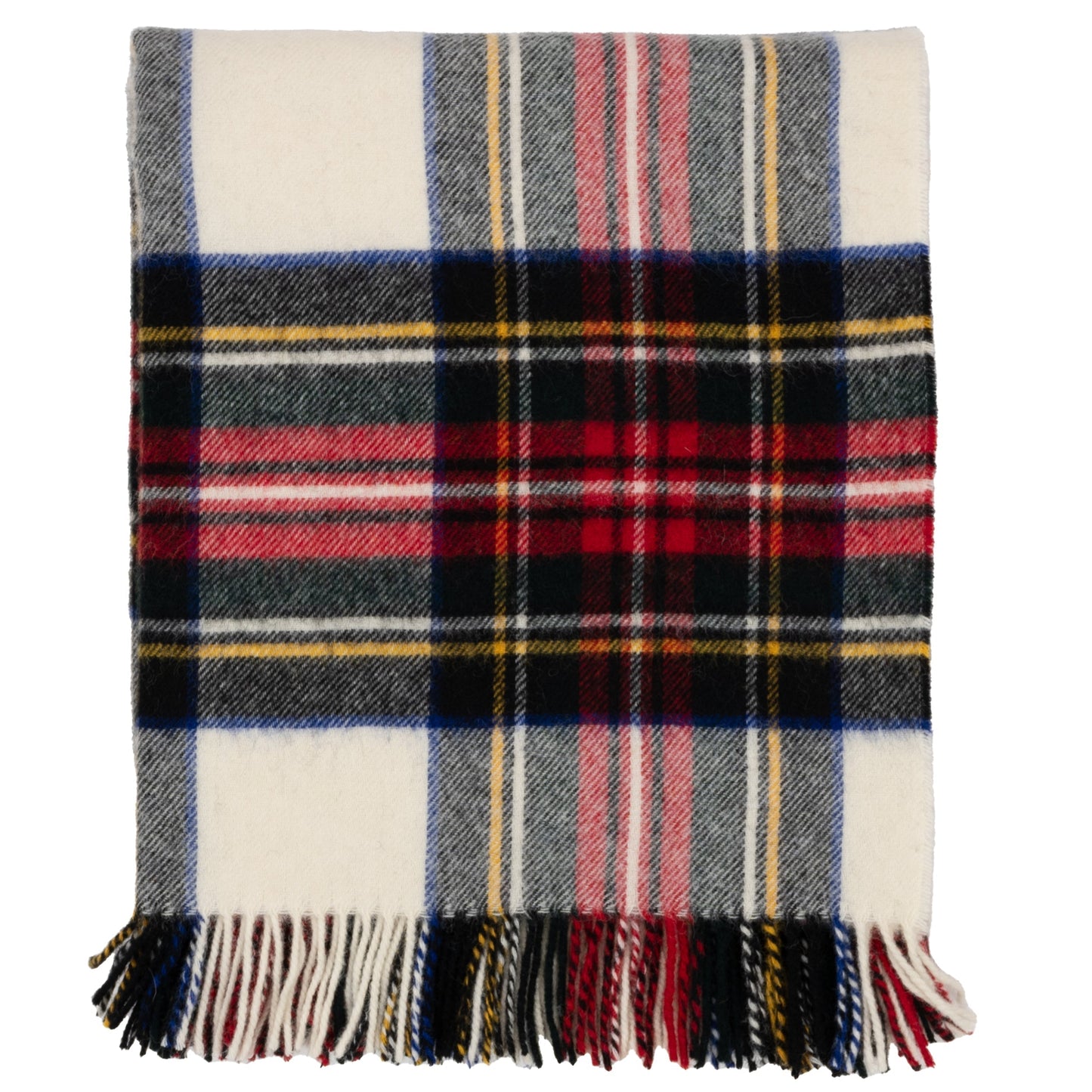 Highland Tweeds Shetland Lambswool Throw - Dress Stewart