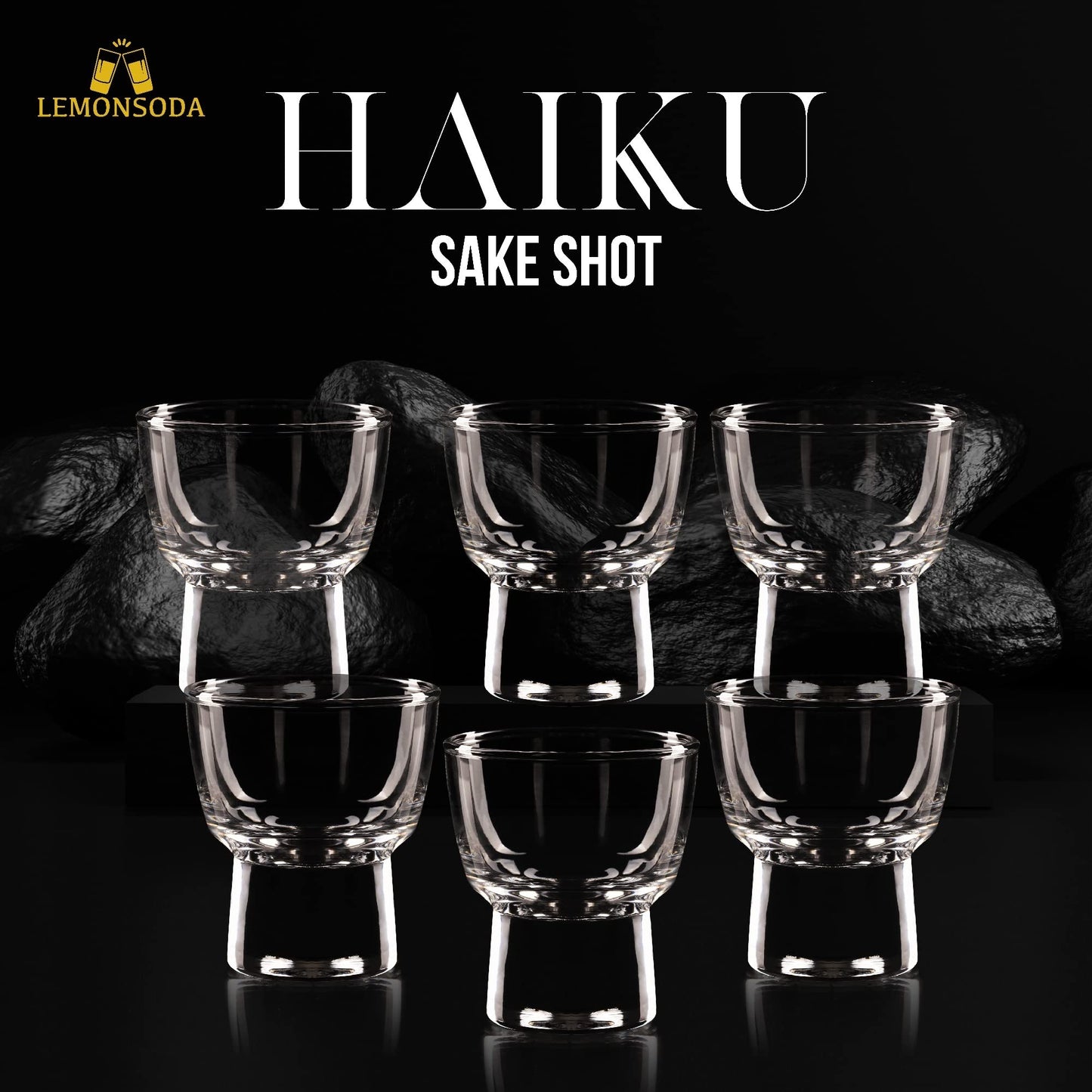 Haiku Sake Shot Glasses