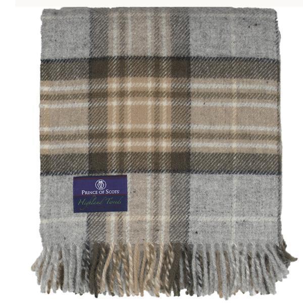 Highland Tweeds  Tartan Roll-Up Travel Blanket ~ McKellar ~