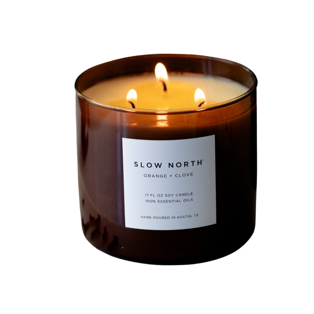 Orange + Clove - Signature 3-Wick Candle