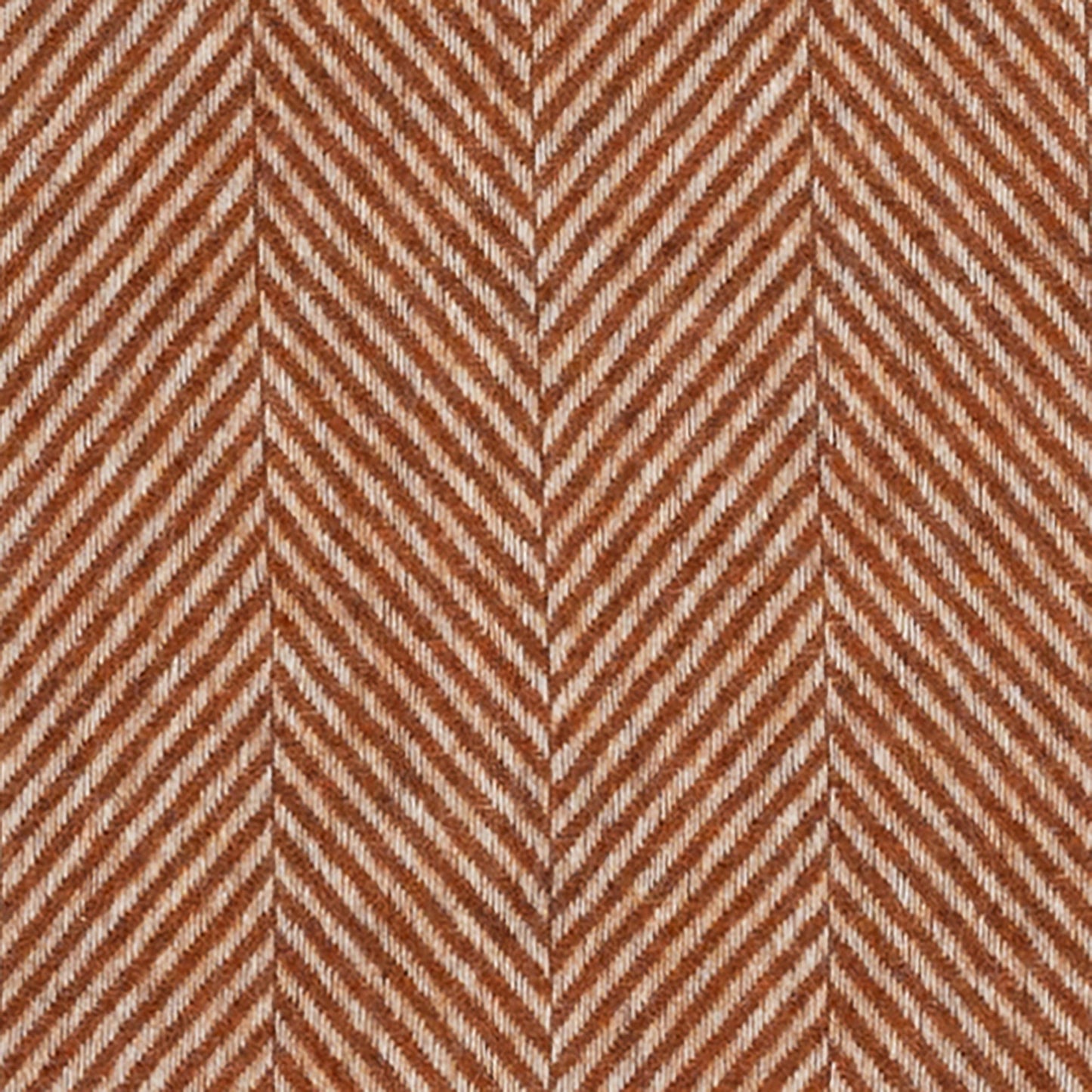 Southampton Home Merino Wool Herringbone Throw - Rust