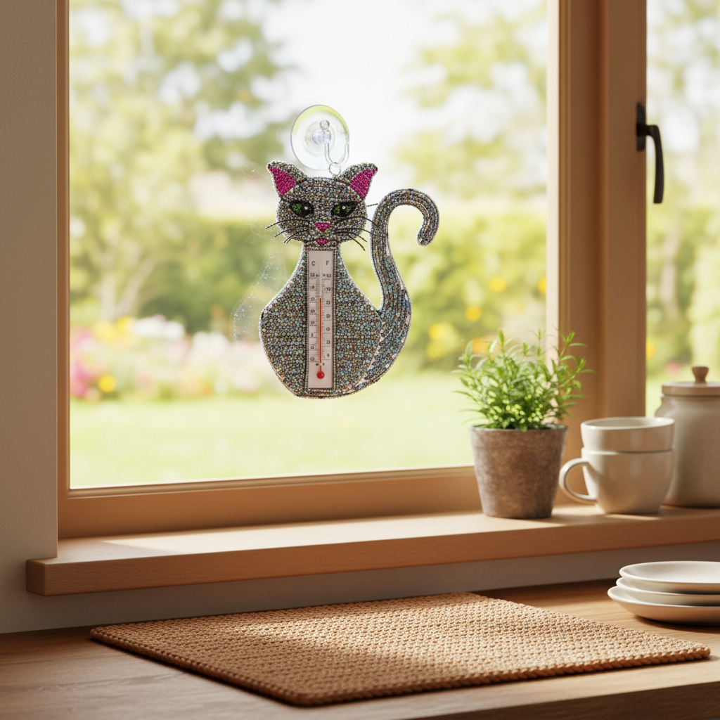Thermometer, Cat (Set of 2)