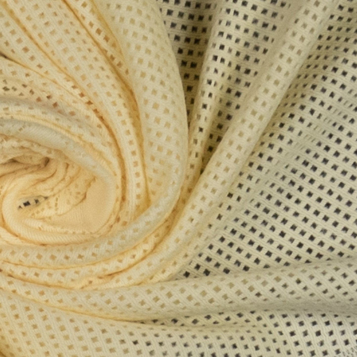 Southampton Home Lace Weave Teddy Bear Baby Blanket - Yellow