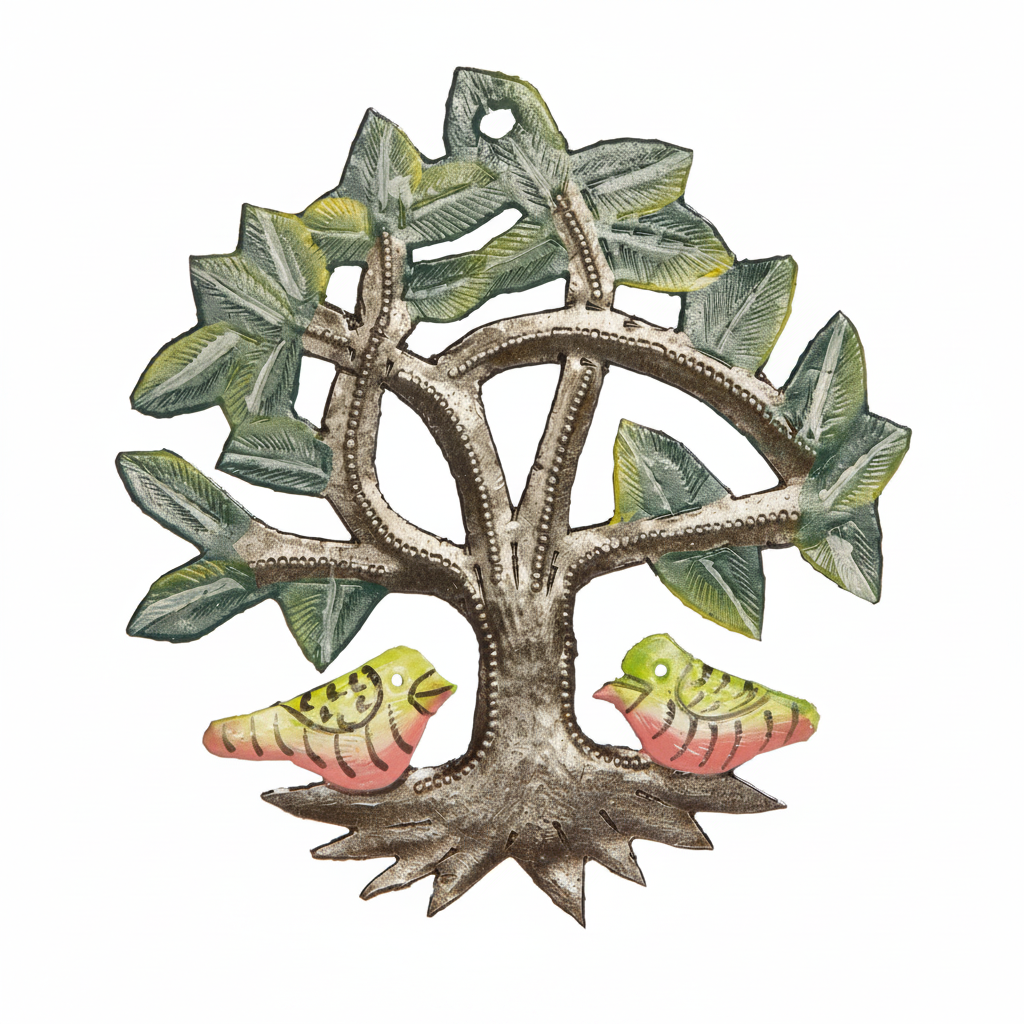 Tree with Birds Ornament