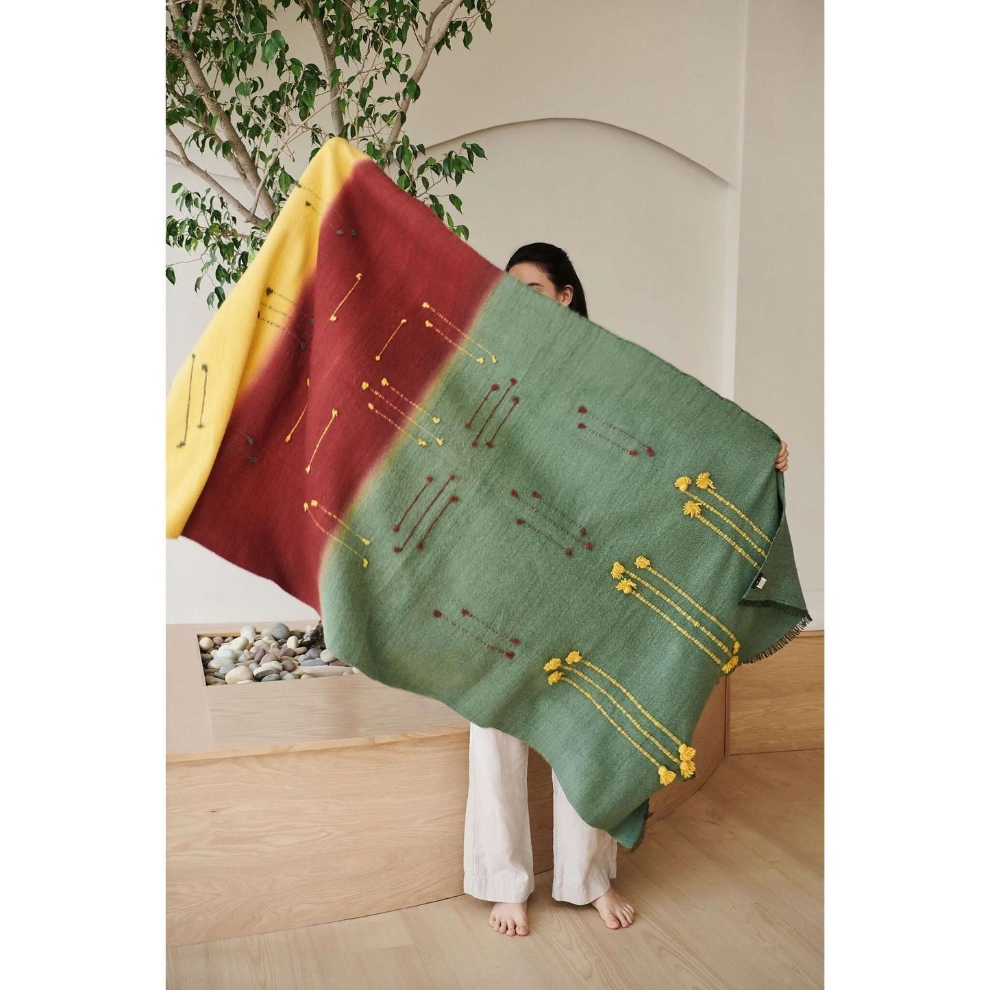 Textured Merino Throw