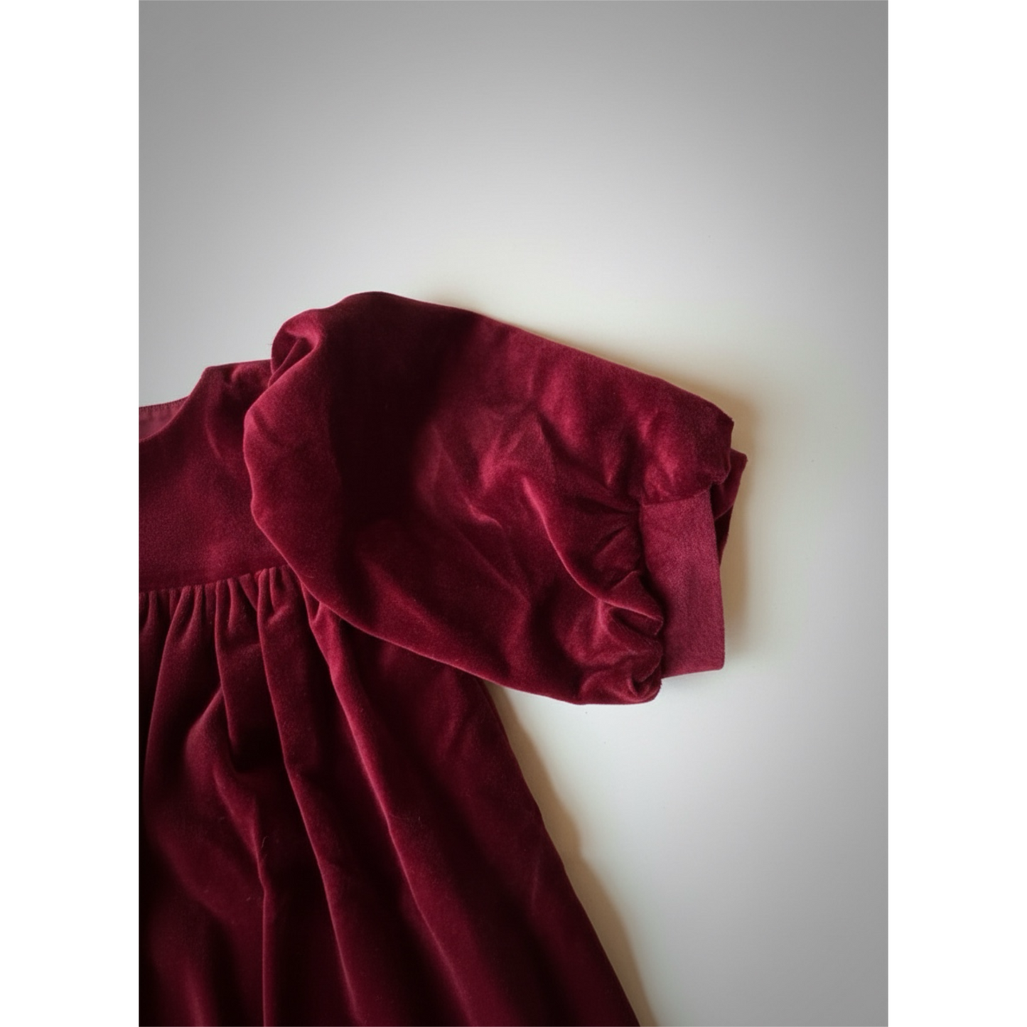 Rosemoor Dress |  Winterberry Red  Cotton Velvet
