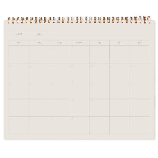 Dorian Undated Monthly Planner Sketchbook