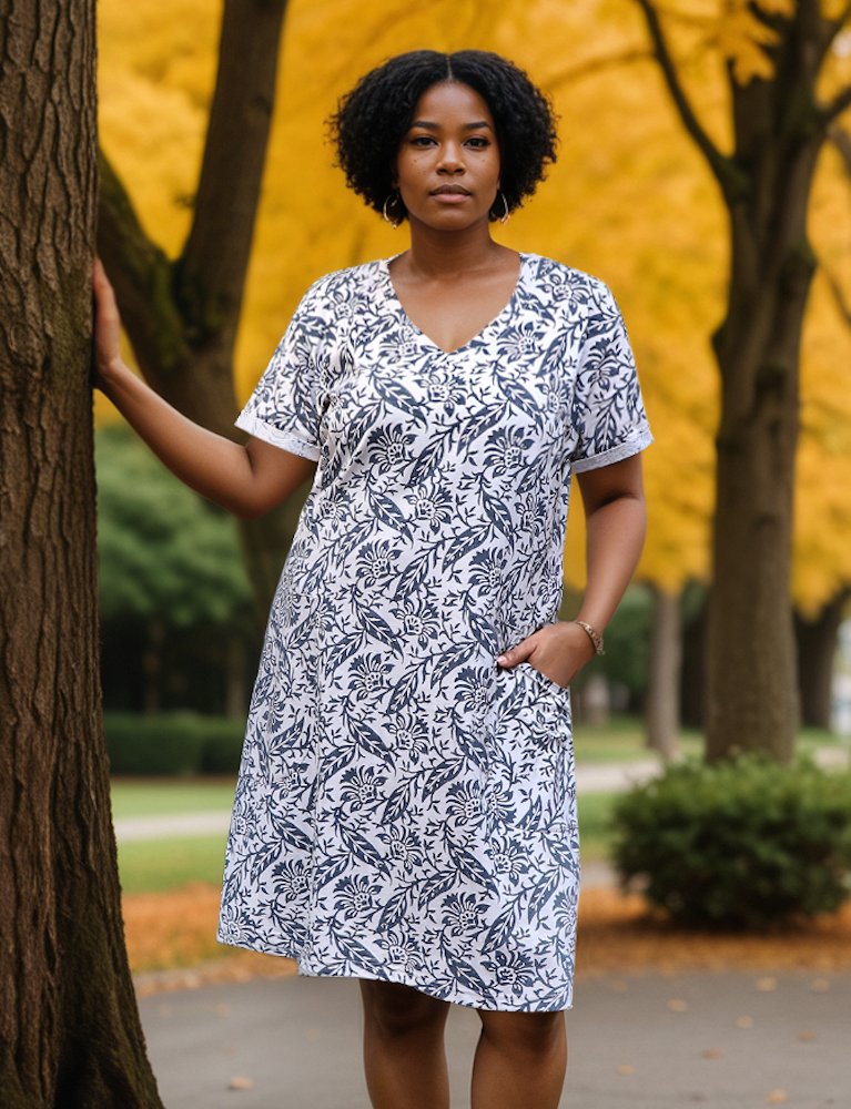 Fall Shadows Organic Dress