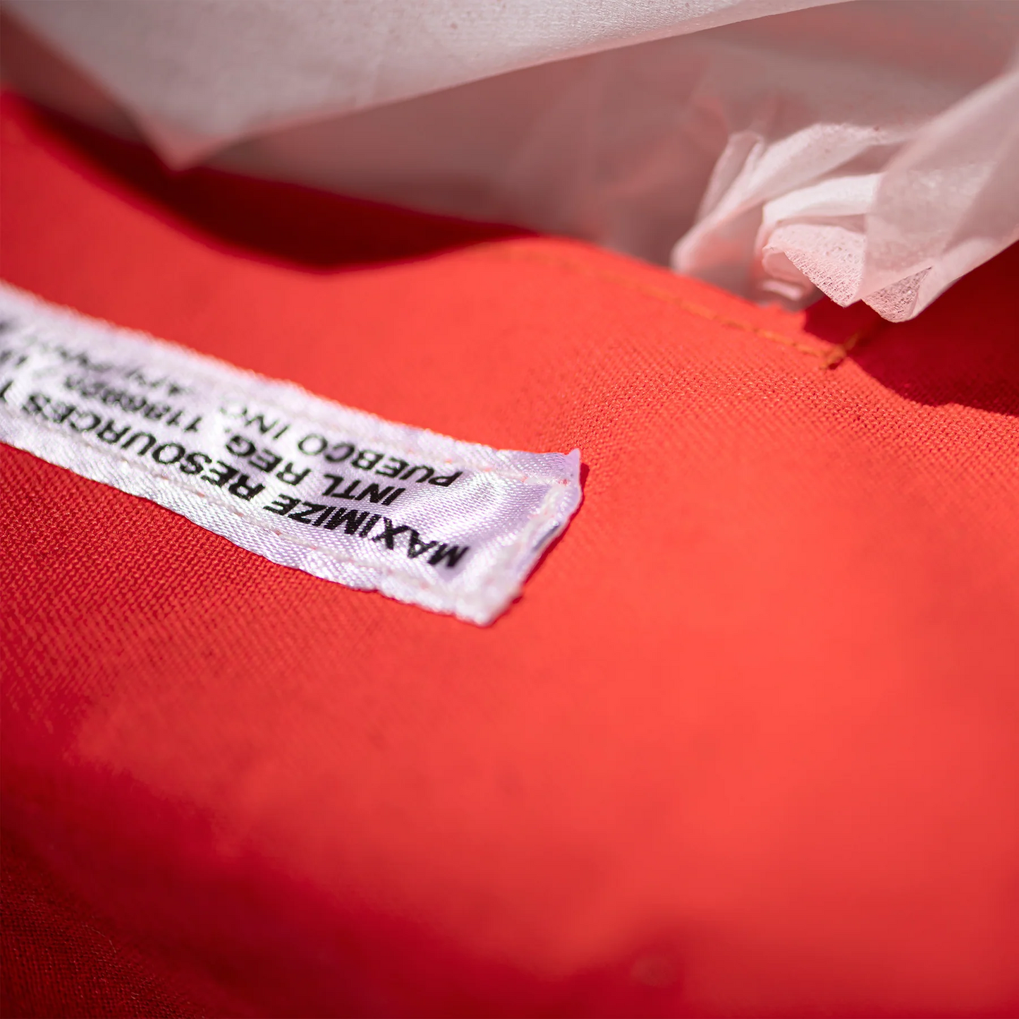 Emergency Tissue Box Cover / Neon Orange
