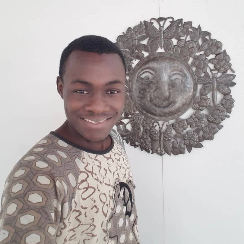 Haitian Metal Sun Wall Art – Happy Face | Fair Trade