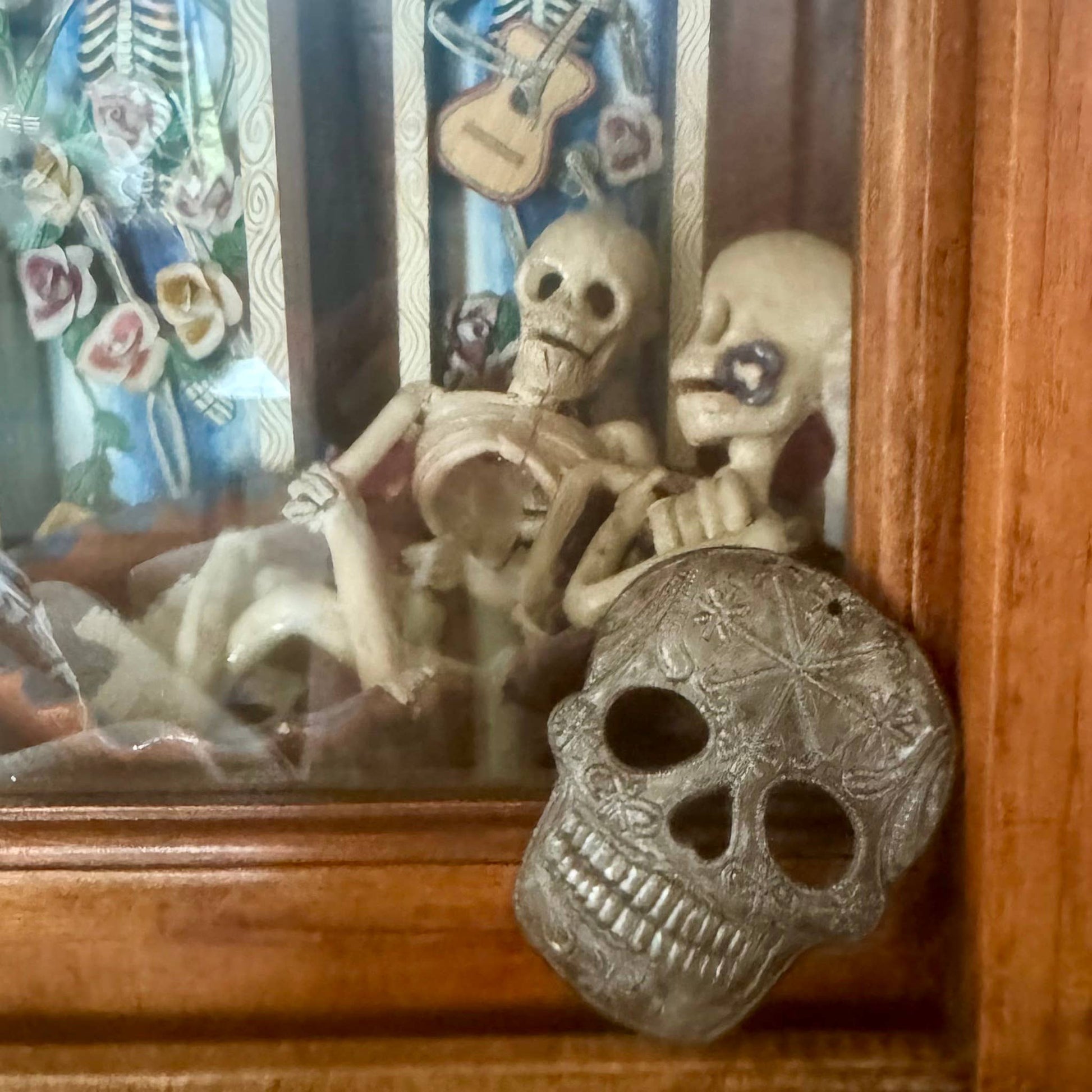Day of the Dead, Sugar Skull Ornament, Halloween Decor