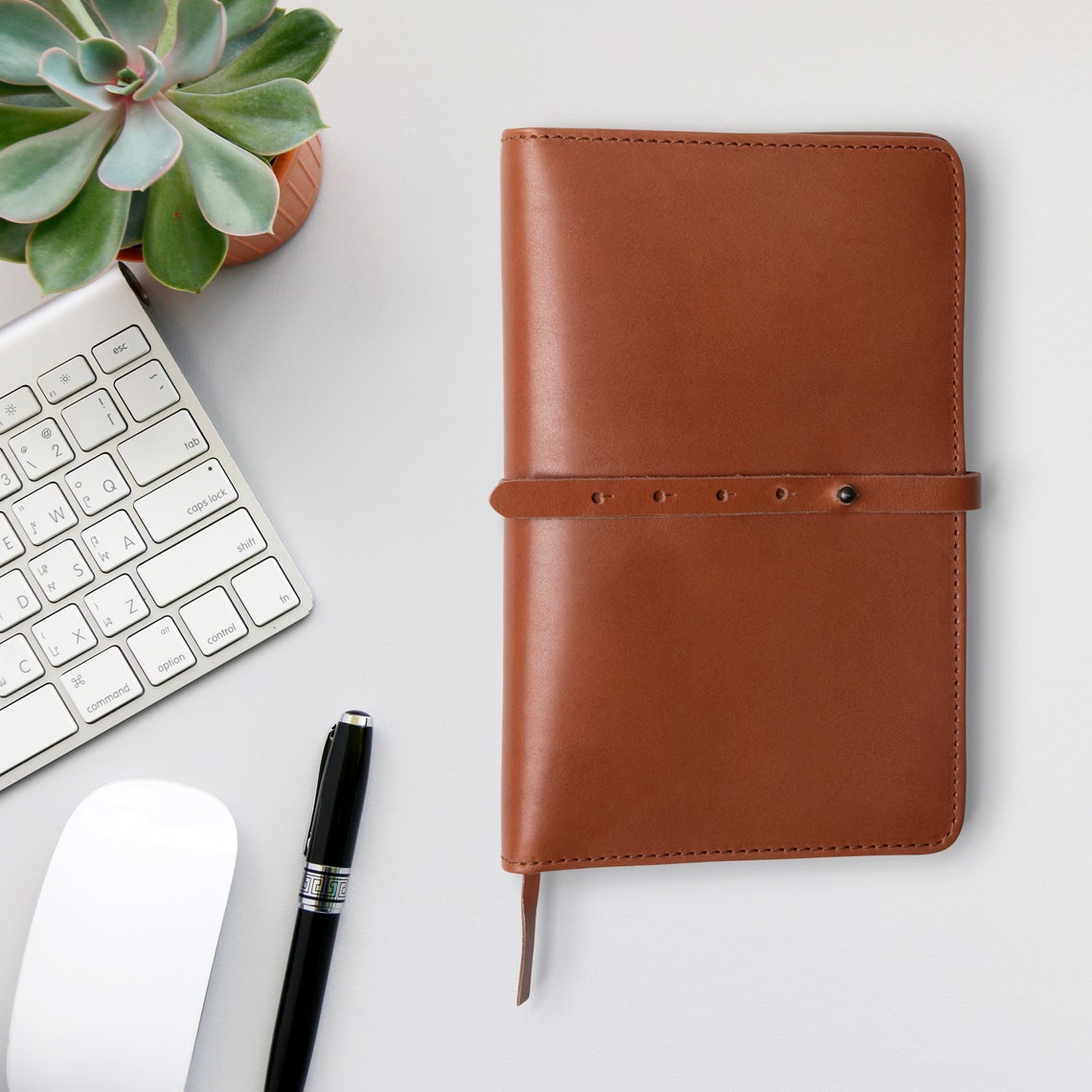 Theodore A5 Leather Journal Cover