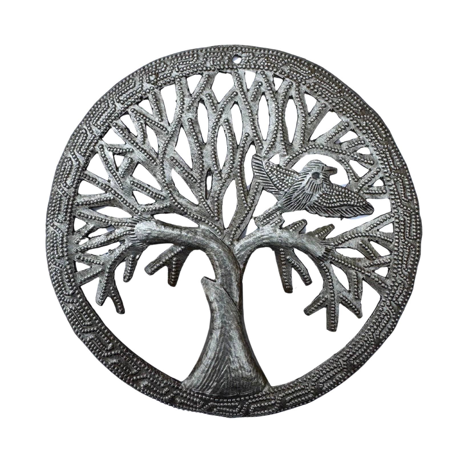 Small Tree of Life with Bird,  Ornament Wall Sculpture