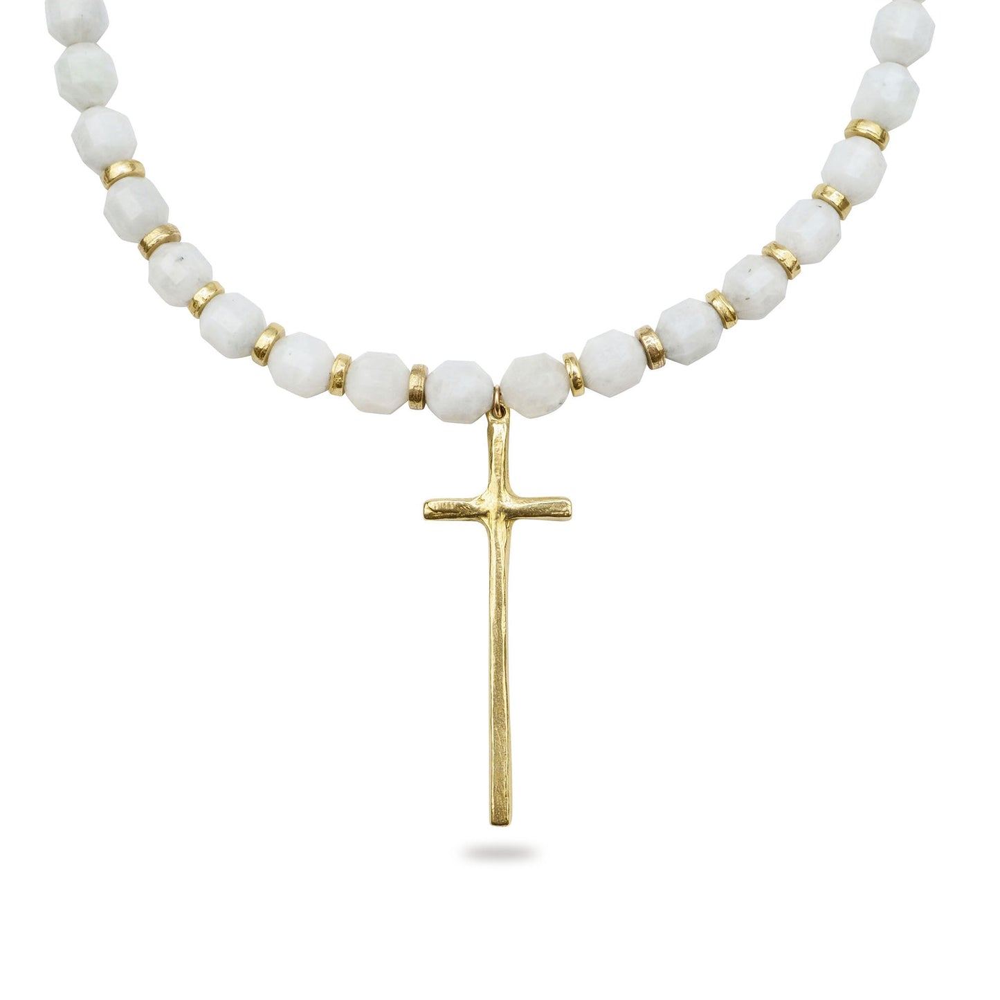Heavenly Bronze Cross Necklace