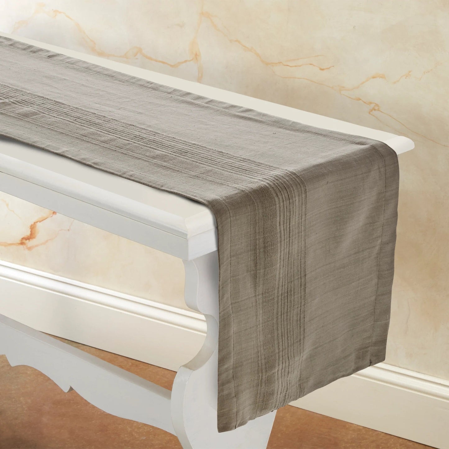 Handwoven Cotton Table Runner | Artisan-made | Fair Trade | Foundation