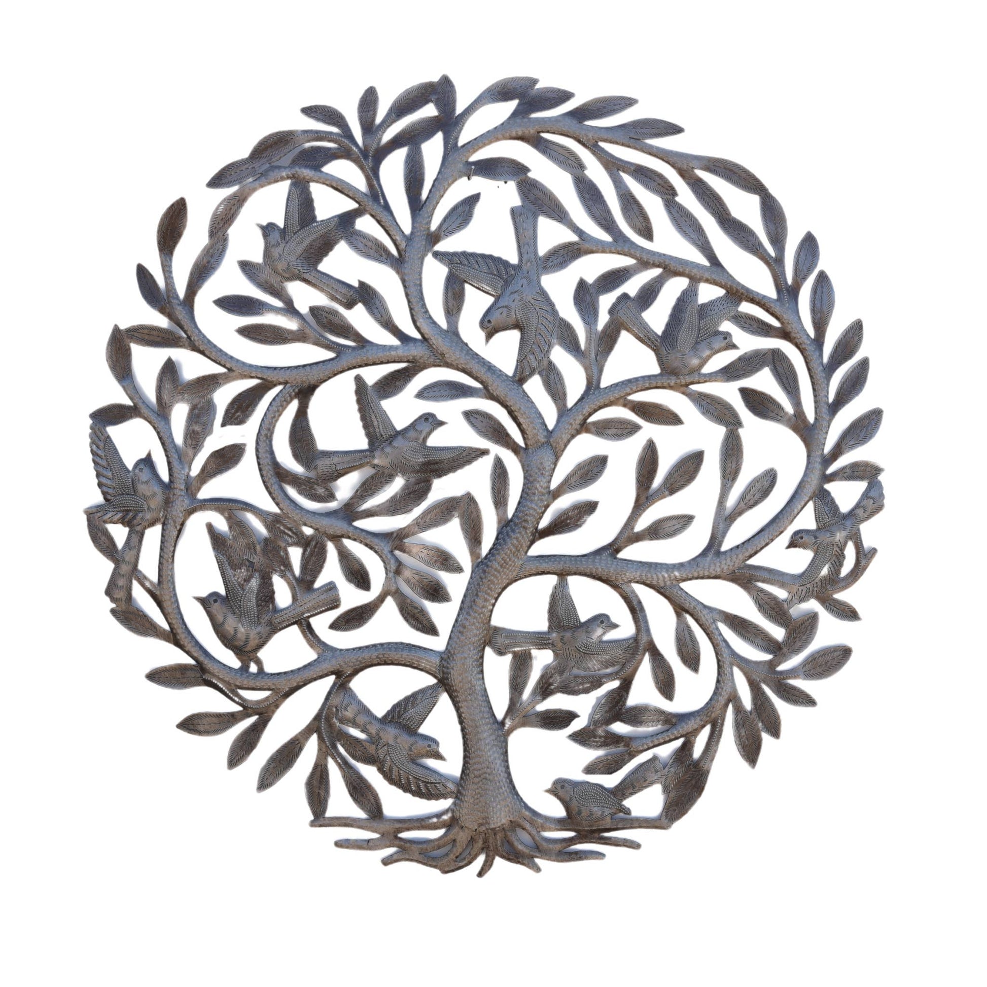 23" Haitian Metal Limited Tree of Life, Wall Decor