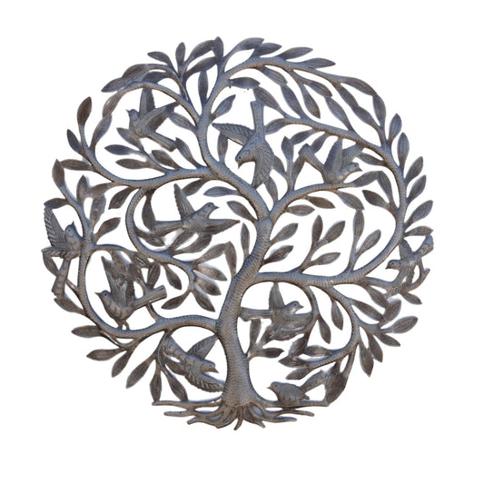 23" Haitian Metal Limited Tree of Life, Wall Decor