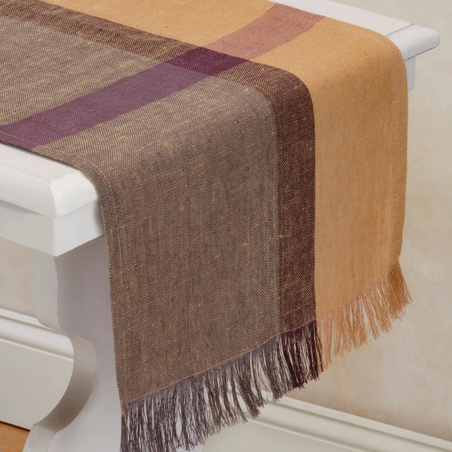 Hinterland Handwoven Linen Table Runner