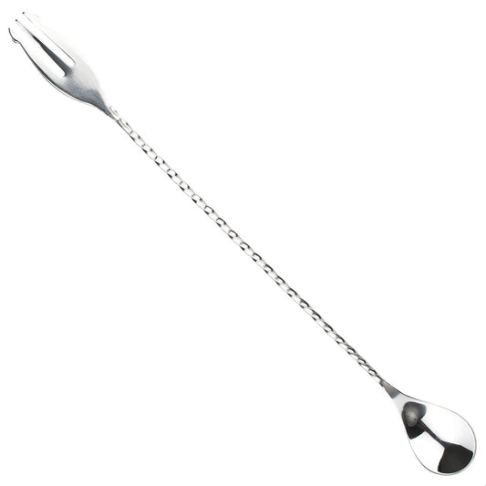 Prince of Scots Double Sided Trident Bar Spoon ~ Silver