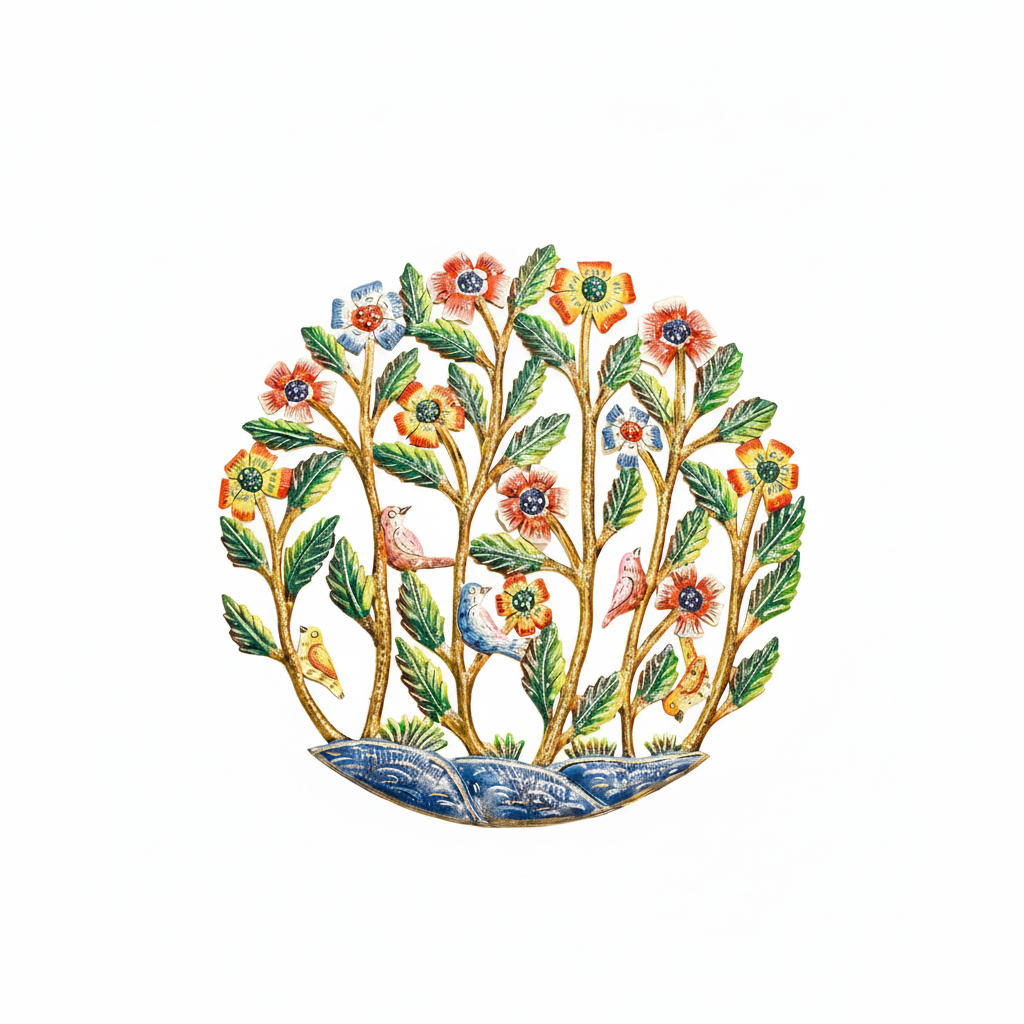 Painted Birds & Flowers