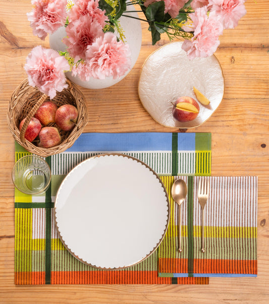 Modernist Striped Placemat