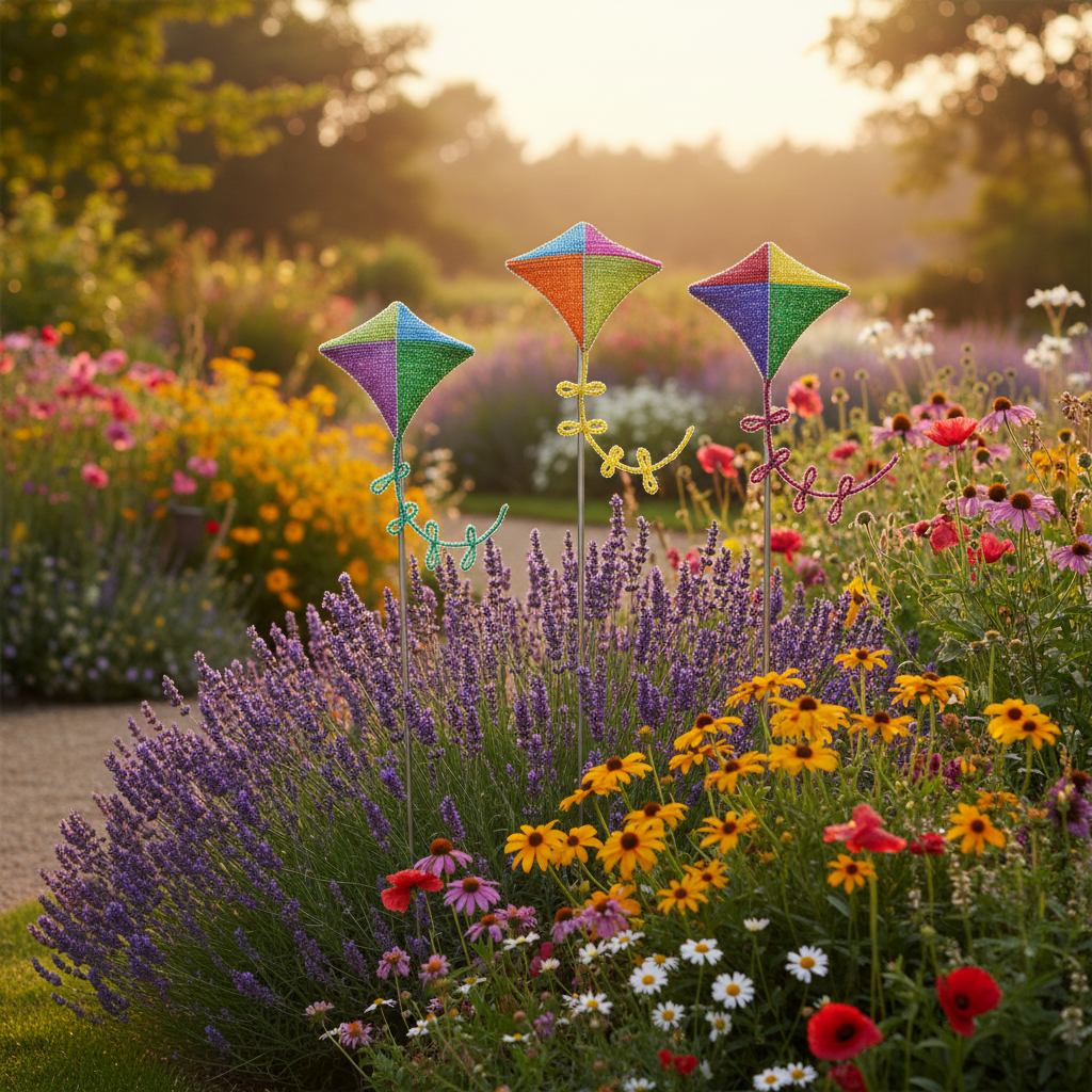 Kite Garden Stake (Set of 3)