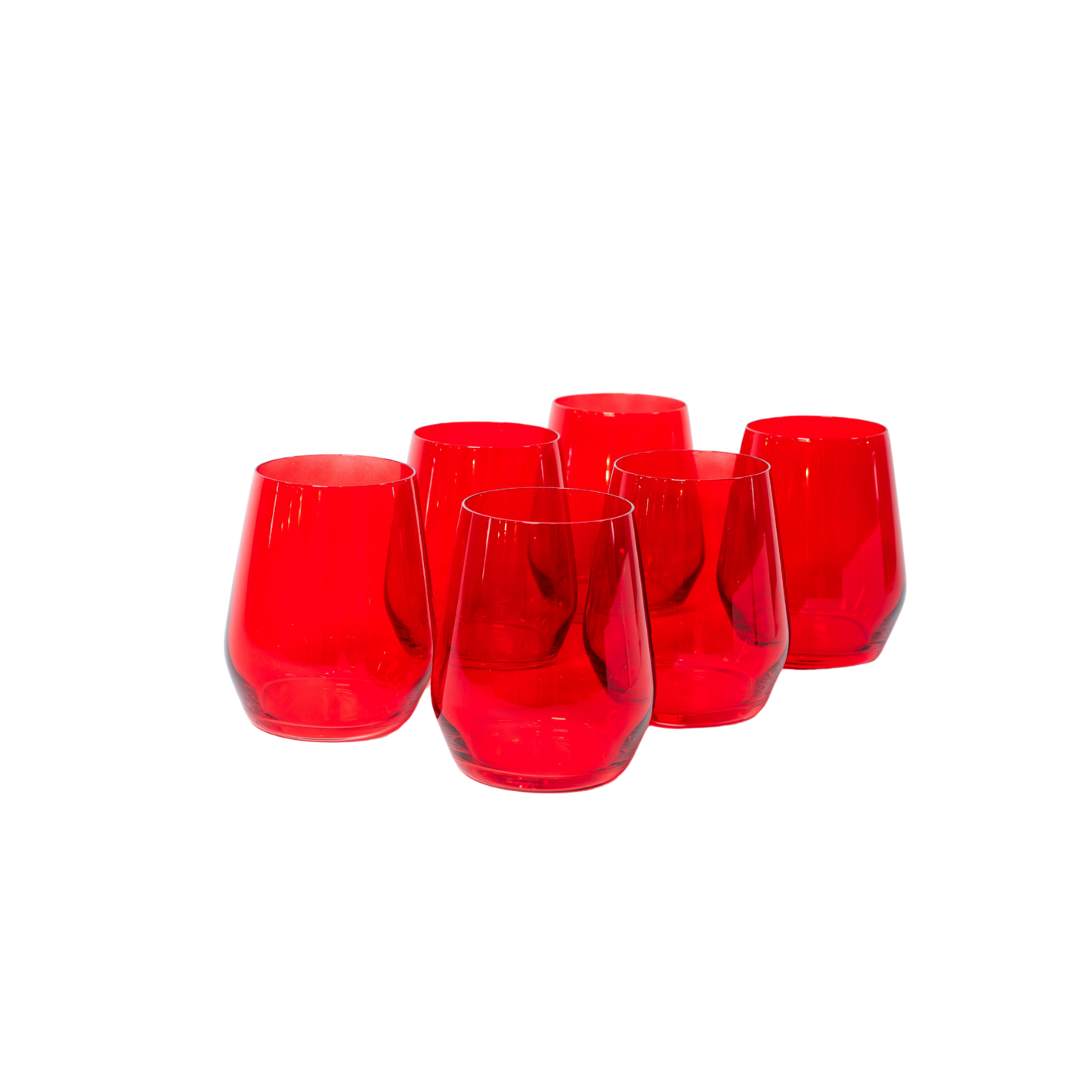 Cherry Red - Colored Wine Glass