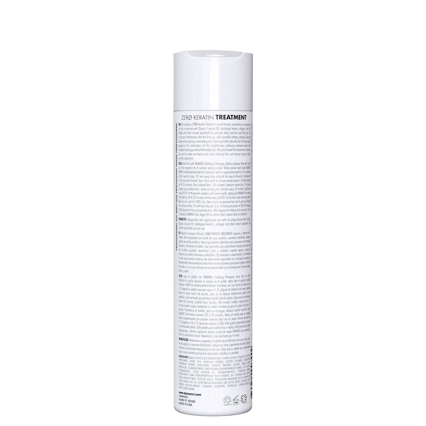 ZerØ Keratin Treatment, Formaldehyde-Free Keratin