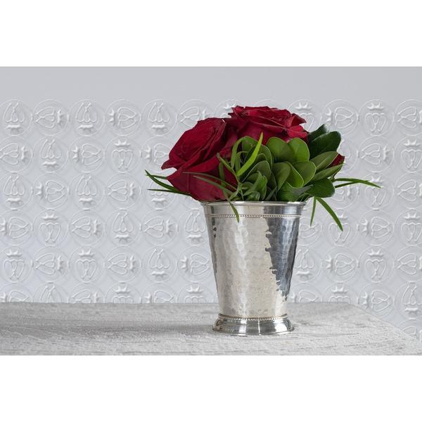 S/4 Hammered Silver Julep Cup