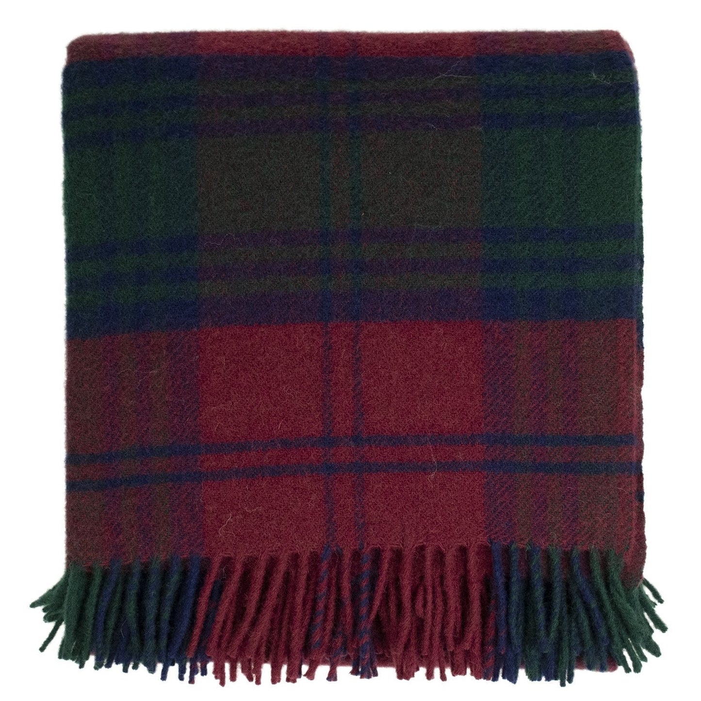 Highland Tweeds Pure New Wool  Fluffy Throw - Lindsay