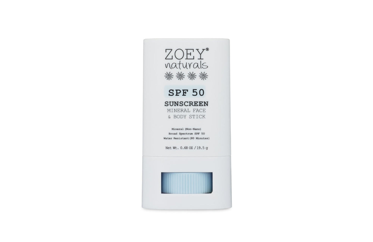 Zoey Naturals SPF 50 Mineral Sunscreen Stick