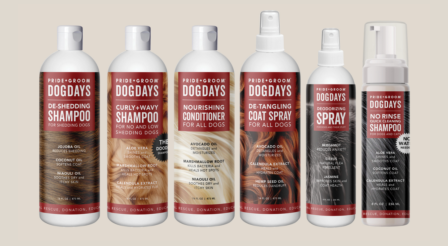DOGDAYS Moisturizing Dog Conditioner — Hypoallergenic, Detangling, and Soothing for All Coat Types