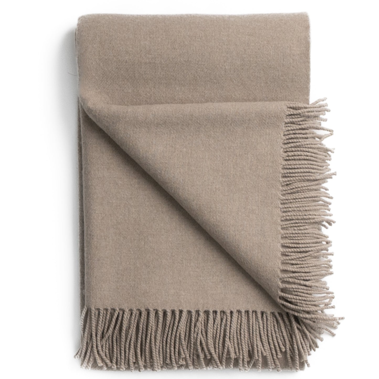 Newport Cashmere Throw - Stone