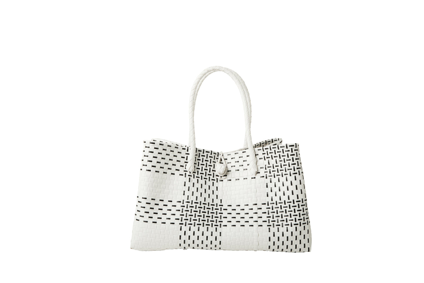 The Midi Piper Handwoven Tote · Recycled Plastic
