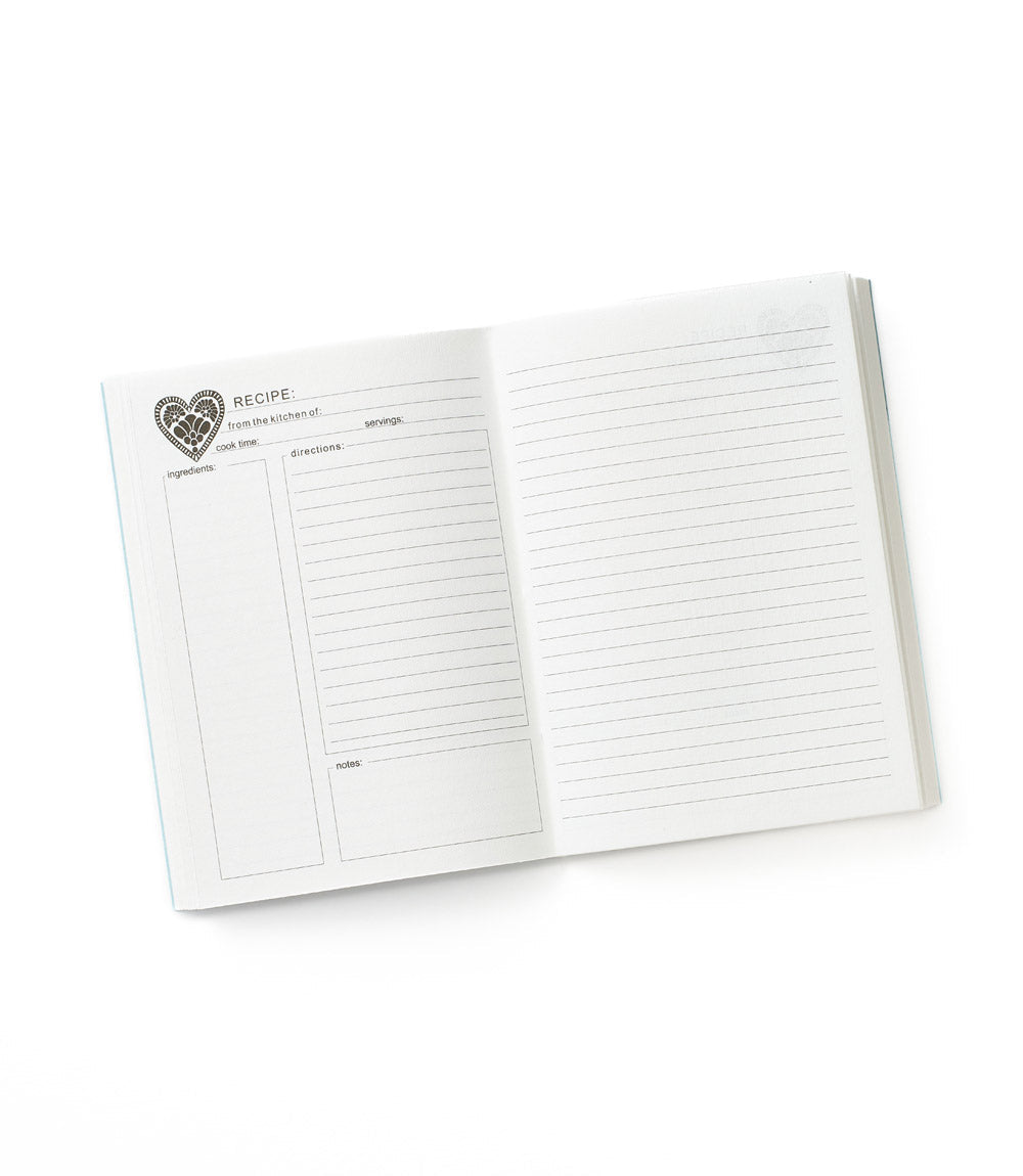 Khaana Recipe Journal Light Blue 5x7