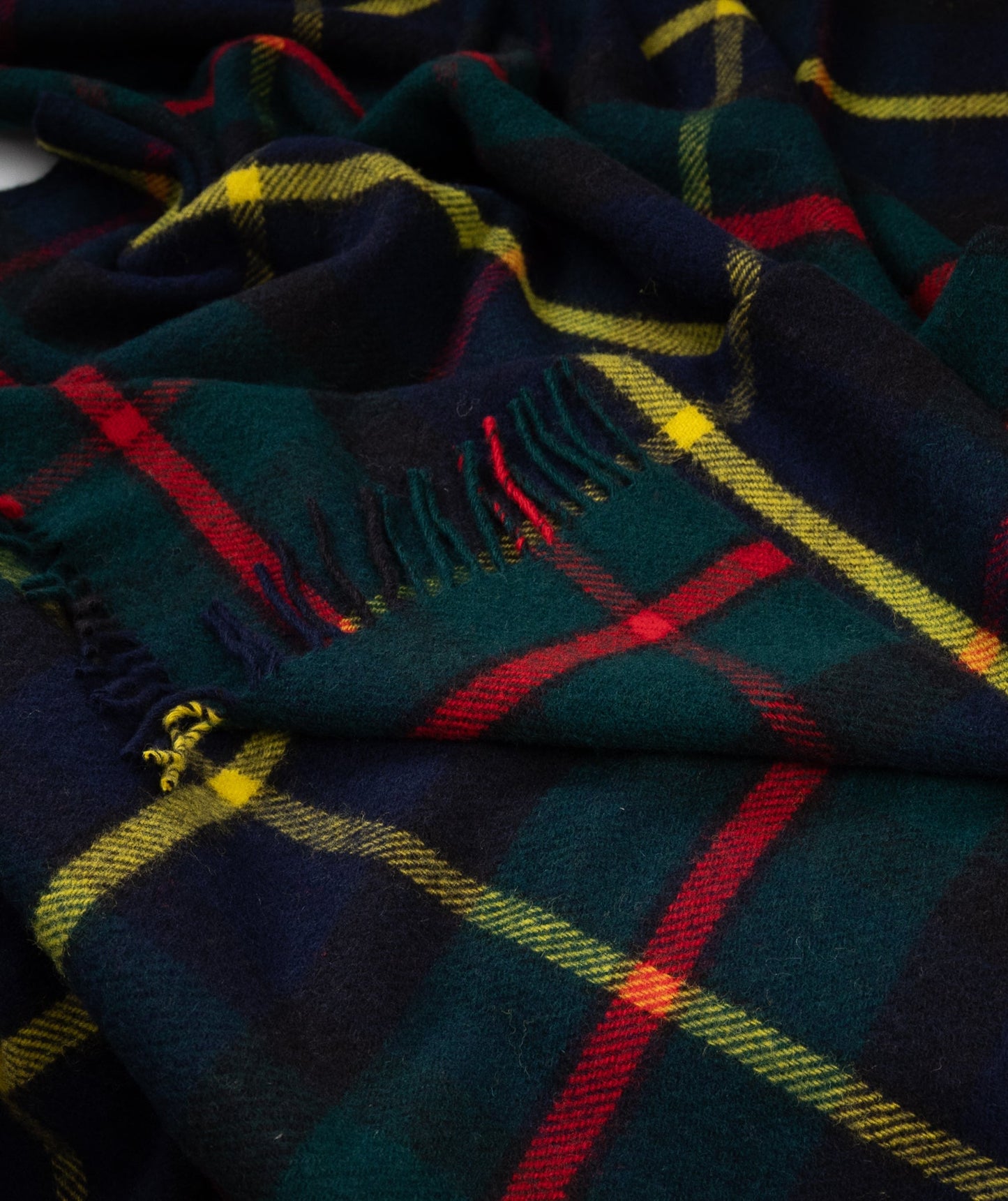 Highland Tweeds Pure New Wool Fluffy Throw ~ Hunting McLeod ~