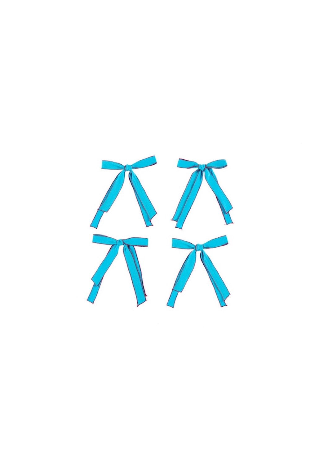 S/4 Moñitas Cyan Napkin Ring - Cyan
