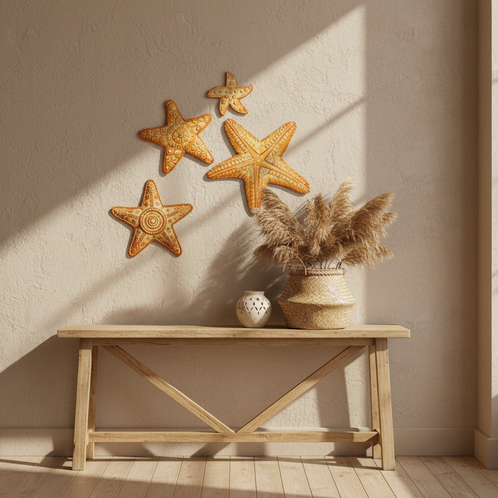 Painted Sea Stars (Set of 3)