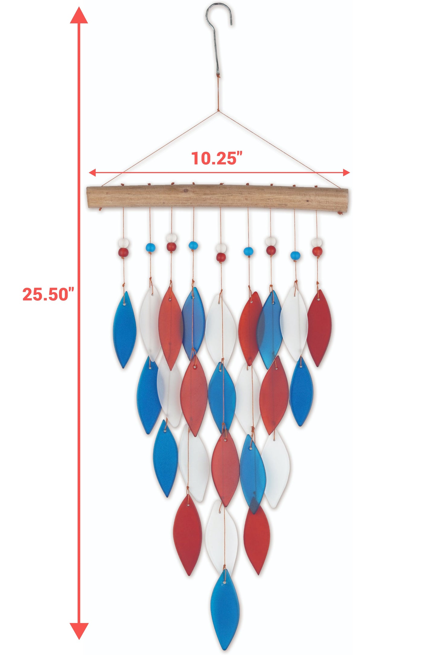 Patriotic Arrow Falls Wind Chime