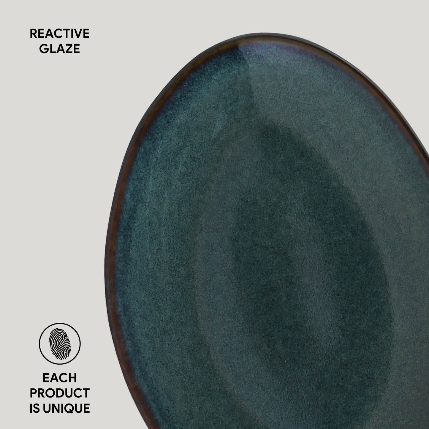 Oval Dessert Plate Set of 6