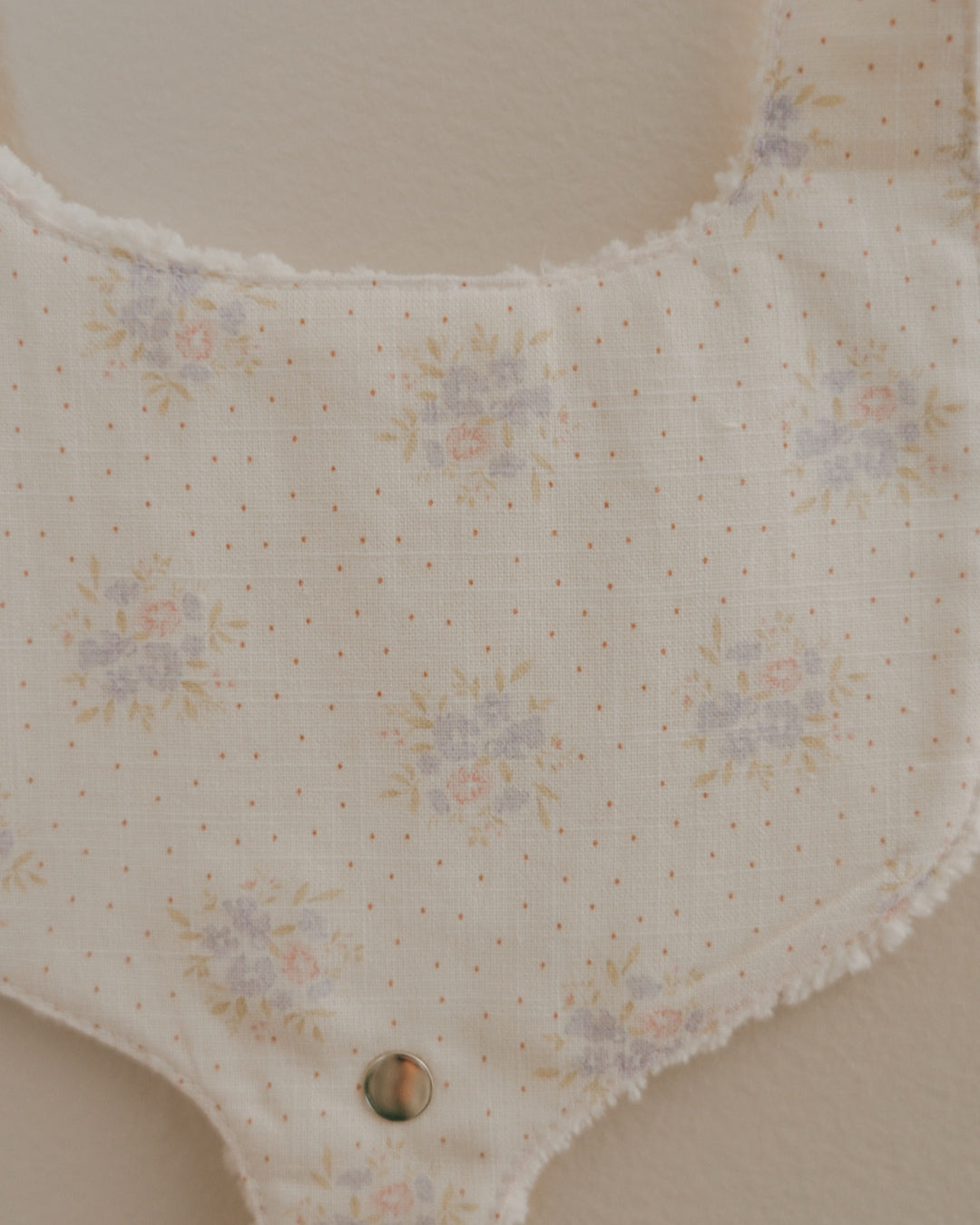 Soothe & Snap Pacifier Bib | Petite Meadow Dots