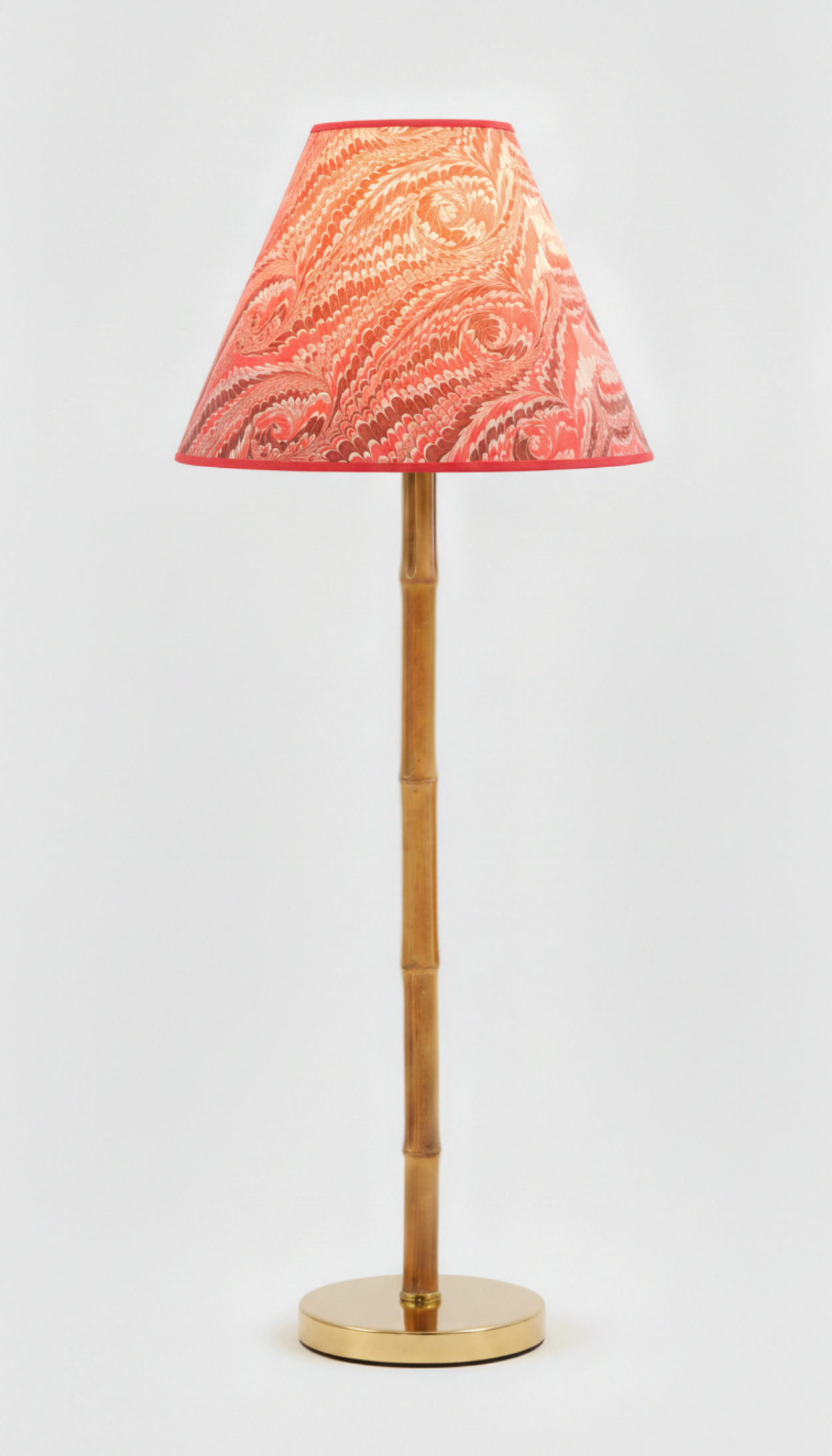 16" Empire Lampshade —  Hand-Marbled