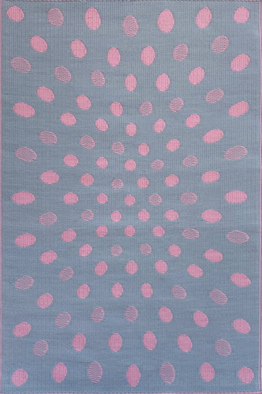 Crazy Dots Pink & Grey